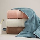 Bath Towel + Hand Towel Pure Cotton Soft Water Absorbent Towel For Adult Solid