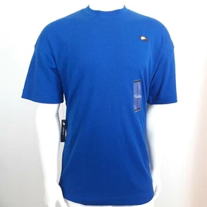 Nike Men’s Short Sleeve Tee T-Shirt Training Casual Med Blue Loose Fit Ret $45 - Picture 1 of 7