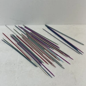 Huge Lot Vintage Aluminum Knitting Needles Mixed Sizes Sewing x35 Pieces - Picture 1 of 5