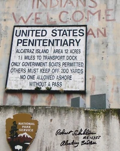 ROBERT SCHIBLINE SIGNED ALCATRAZ INMATE 8X10 C - Picture 1 of 1