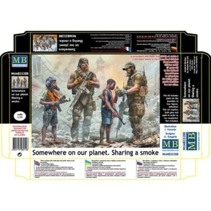 Master Box MB35200 Scale Figure Kit 1:35 Somewhere on our planet Sharing a smoke - Bild 1 von 5