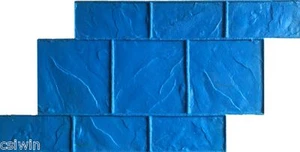Slate Running Bond | 4 pc. Concrete Border Stamp Set by Walttools - Picture 1 of 1
