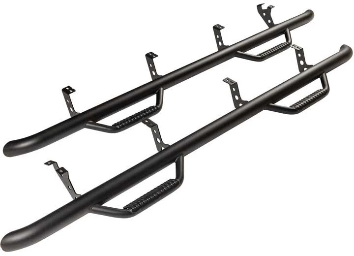 Smittybilt Nerf Step For 16-23 Toyota Tacoma Crew Cab Textured Round Black - Imagem 1 de 4