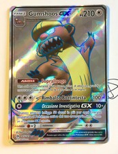 Pokemon Gumshoos Gx 145/149 Ultra Rara Full Art Holo Italiano MINT