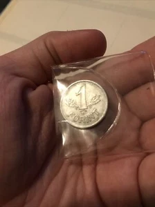 1967 Hungary 1 Forint Coin BP World Coin Aluminum - Picture 1 of 7