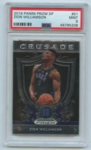 Panini Prizm Draft Picks 2019 #51 Zion Williamson Rookie PSA 9 MINT Pelicans - Foto 1 di 2