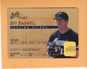 1995 STUDIO GOLD SERIES #2 JEFF BAGWELL HOUSTON ASTROS