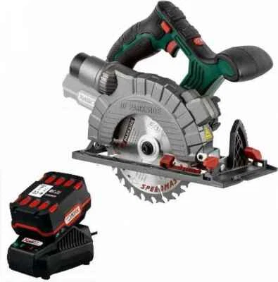 Parkside cordless hand circular saw with 4ah battery and charger - Image 1 of 4
