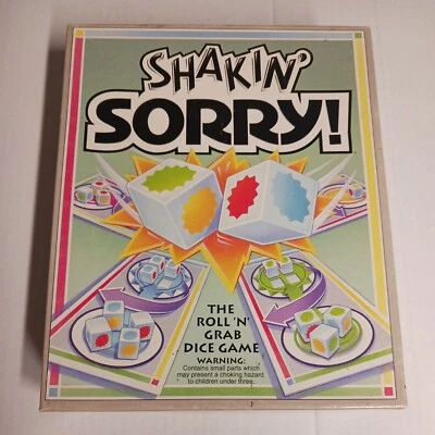 Vintage SHAKIN' SORRY dice game - COMPLETE - Parker Brothers 1992 - Image 1 of 4