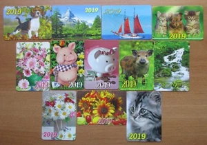 Russia - 2019 Various Pocket Calendars - Picture 1 of 1