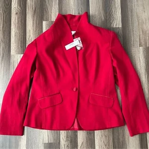 Worthington NWT red blazer size 16 - Picture 1 of 5