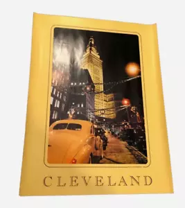 VNT Cleaveland Poster Kunstdruck SELTEN 1970’s Ohio Kitsch Retro Nostalgie Foto - Bild 1 von 10