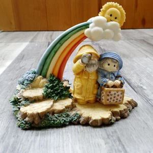 Enesco Two-Gether Forever Noah's Ark Figures Noah and Wife "Are We There Yet?" - Picture 1 of 12