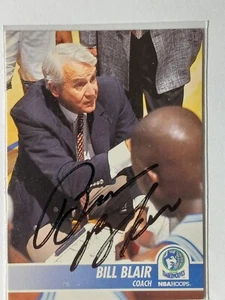 Bill Blair handsignierte Basketballkarte (Minnesota Timberwolves) 1995 Hoops #384 - Bild 1 von 2