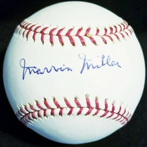Marvin Miller HOF signed Rawlings ROMLB baseball JSA certified auto authentic - Picture 1 of 8