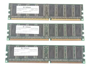 Infineon HYS64D32300GU-6 B 768MB (256MB x 3) PC-2700 DDR-333MHZ Memory - Picture 1 of 2