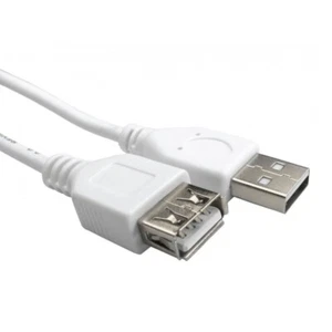 Cable de impresora de computadora portátil para computadora portátil 3M extensión USB 2.0 blanco tipo A macho a tipo A hembra - Imagen 1 de 6