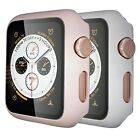 NEW 2 Pack GEAK Apple iWatch Case 38mm Pink White Full Coverage For Series 3/2/1