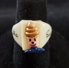 Vtg Mister Mr Softee Ice Cream Premium Toy Plastic Ring Promo NOS New 1950-60s