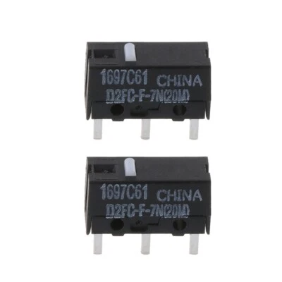 SEE DESCRIPTION 2Pcs Original OMRON Mouse Micro Switch D2FC-F-7N 20m for Logitech RAZER