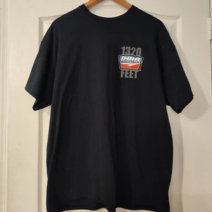 IHRA Motor Sports 1320 Feet Racing 1/4 Mile Drag Racing Black T-Shirt - Picture 1 of 3