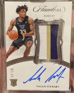 Isaiah Stewart Flawless RPA /20 Collegiate - Picture 1 of 2