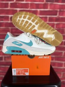 Nike Air Max 90 Golf Washed Teal (DO6492-141) Men's Size 9.5 Masters 2022 RARE
