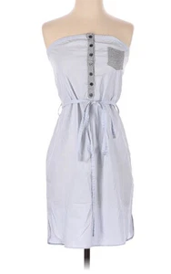 James Perse Strapless Dress Size 1 Small Midi Light Blue - Picture 1 of 3