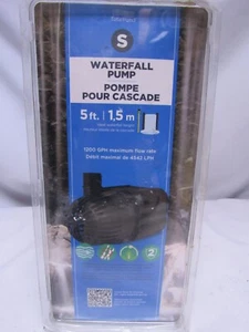 TotalPond 1200 GPH Waterfall Pump, Black 5 FT 1200 GPH - NEW SEALED 52325 - Picture 1 of 8