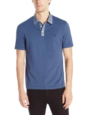 Original Penguin Men/'s Polo Shirt Dresden Blue OPKS8116 New M Slim Fit