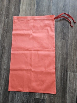 Bolso XLarge - Melocotón Sólido Resistente Hecho a Mano Tela Cordón BOLSA DE REGALO 30 pulgadas x 18 pulgadas Foto 1 de 3