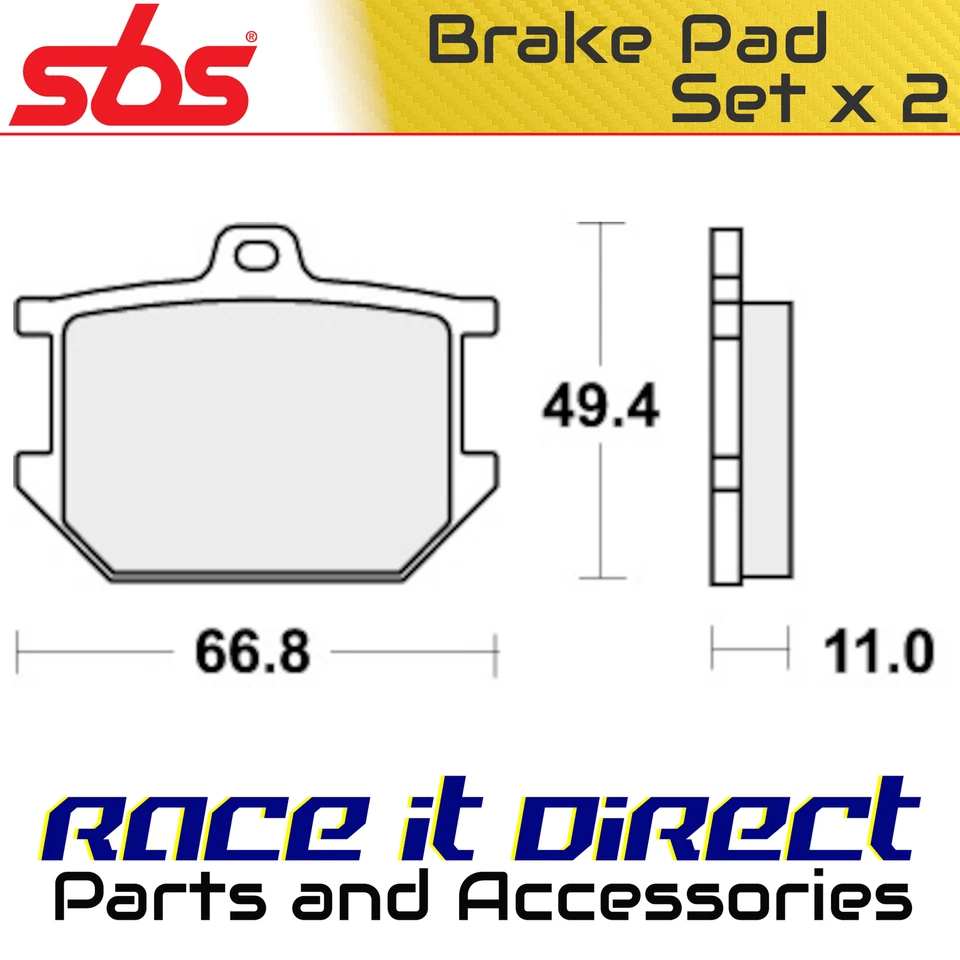 Pastillas de freno para YAMAHA XS 750 1977-1979 Front Street SBS Foto 1 de 4