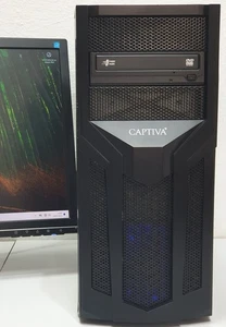 Captiva 53095 Computer Gaming PC AMD Ryzen 7 NVIDIA GeForce GTX 960 16GB 1256GB - Afbeelding 1 van 16