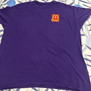 Travis Scott x McDonald's Cactus Jack Action Figure Series II Purple T-Shirt L - Picture 1 of 4
