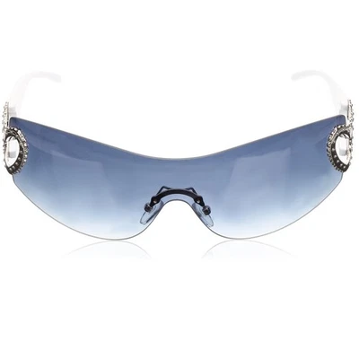 Frameless Sunglasses Trendy Summer Sunglasses Heart Rimless Glasses for Women - image 1 of 4