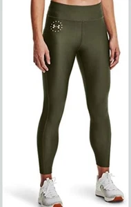 Under armour ColdGear Authentic Damen Leggings, Gr. Medium - Marine Green - Bild 1 von 14