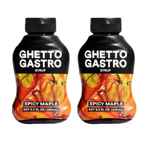 Ghetto Gastro Syrup Dark SPICY MAPLE Organic 8.5 oz. 2 Bottles Kosher AUG 2026 - Picture 1 of 2