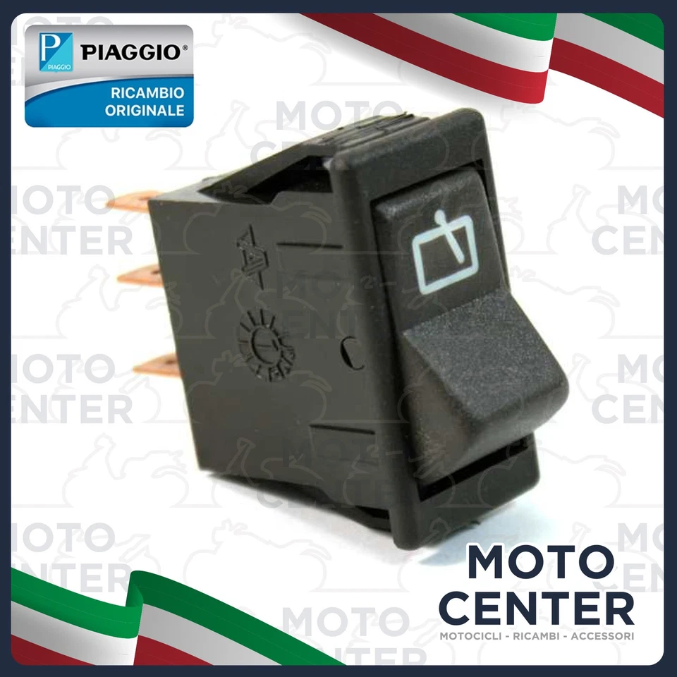 Interruptor Limpiaparabrisas PIAGGIO Abeja Póker Diésel 420Cc. (' 93-' 97) - Pok - Imagen 1 de 1