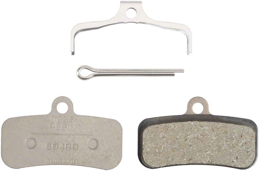 Shimano D03S-RX Disc Brake Pad and Spring - Resin Compound, Stainless Steel Back - Image 1 of 1