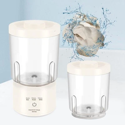 Socks Washing Machine Cordless Mini Washer for Baby Clothes Makeup Brush - Image 1 of 4