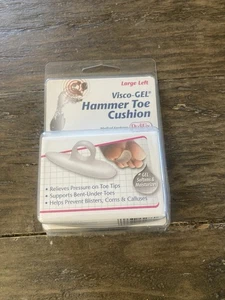 Cojín de puntera martillado pie izquierdo visco gel de PediFix talla hombres 9 + mujeres 11 + ¡Nuevo! - Imagen 1 de 3