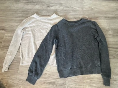 Gap Girls Sweaters 2 Pack Size XL Gray Tan Classic - Image 1 of 4