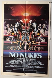 NO NUKES Original 1sh Movie Poster Crosby Stills & Nash The Doobie Brothers - Picture 1 of 1