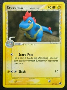 Croconaw 27/101-2006 Dragon Frontiers carta Pokemon non comune MP - Foto 1 di 2