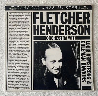 FLETCHER HENDERSON WITH LOUIS ARMSTRONG & COLEMAN HAWKINS ~ 1983 DUTCH VINYL LP - Image 1 of 4