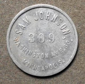 Minneapolis (MN), Sam Johnson, 309 Washington Ave. So.   2 1/2. Aluminium, 24 mm, x - Bild 1 von 2