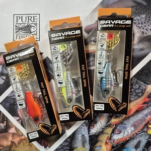 Savage Gear Fat Tail Spin 8cm 24g Sonderfarben Jig Jigging Spinner Bait - Bild 1 von 8