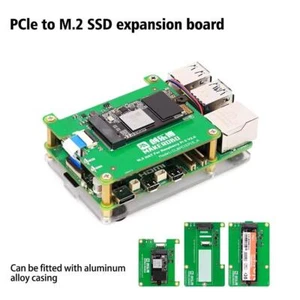 For Raspberry Pi 5 Dedicated PCle to M.2 SSD Expansion Boards N0T4 - Afbeelding 1 van 14