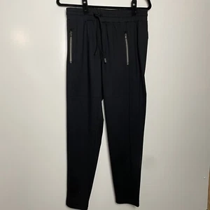 Athleta schwarze Hose Hilltop Jogger Gr. Small Taschen Trainingshose Gummibund - Bild 1 von 13