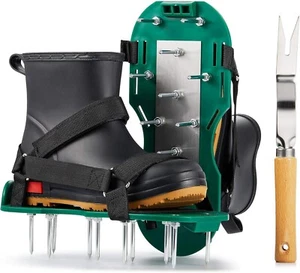 Lawn Aerator Shoes, Upgraded Soil Lawn Aerator Shoes, Heavy Duty Spiked Aerat... - Picture 1 of 7